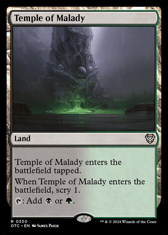 Temple of Malady - OTC 330