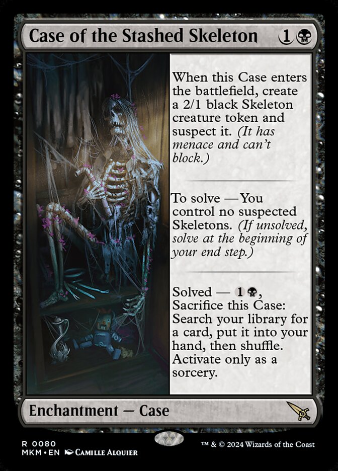 Case of the Stashed Skeleton - MKM 80