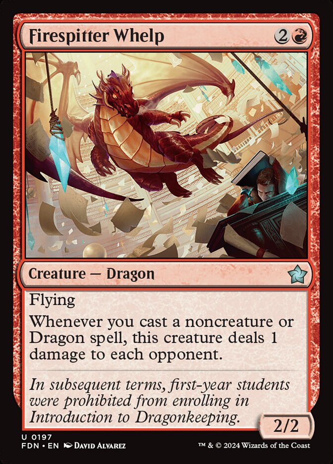 Firespitter Whelp (0197) - Foundations 197
