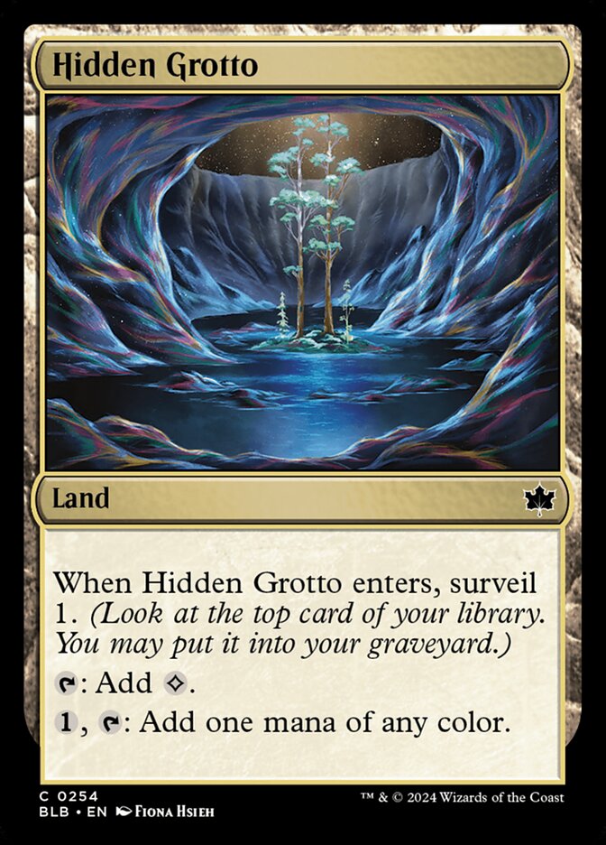 Hidden Grotto - Bloomburrow 254
