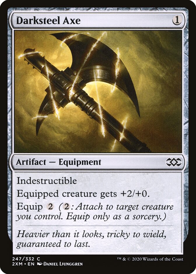 Darksteel Axe - Double Masters 247 (Foil)