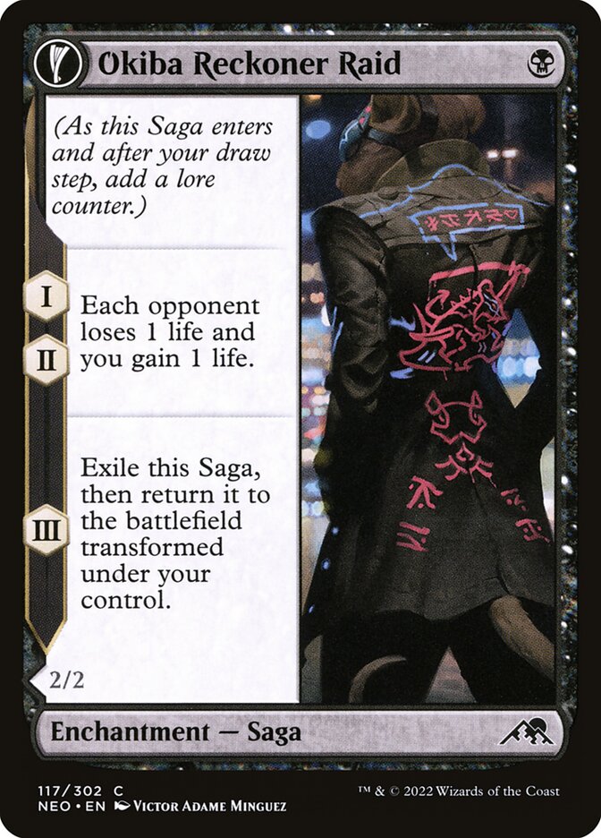 Okiba Reckoner Raid - Kamigawa: Neon Dynasty 117 (Foil)