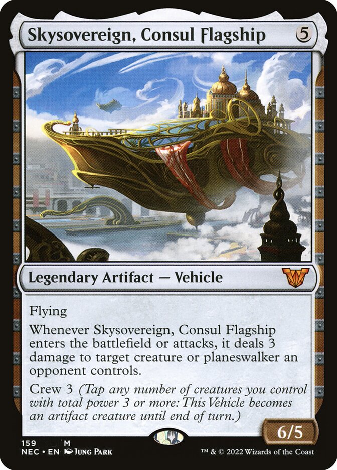 Skysovereign, Consul Flagship - Neon Dynasty Commander 159