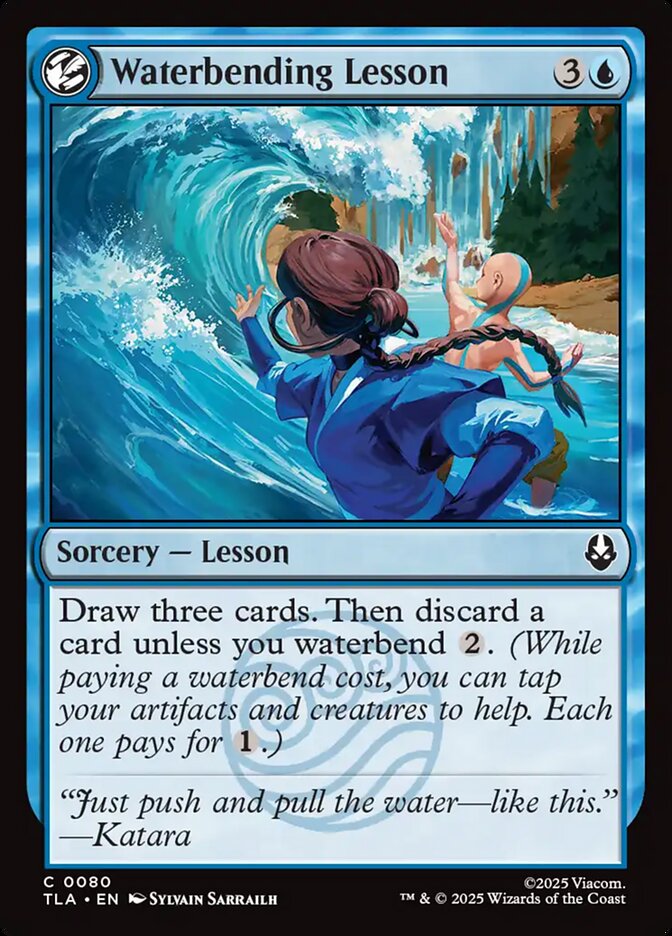 Waterbending Lesson - TLA 80 (Foil)