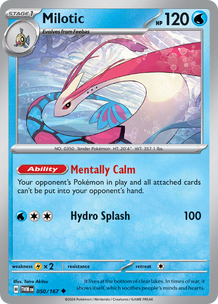Milotic - Twilight Masquerade 050/167 - Near Mint