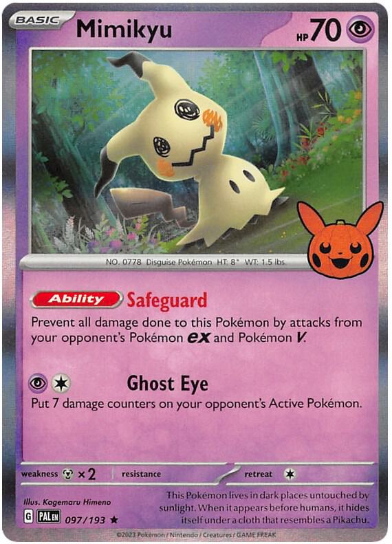 Mimikyu - Trick or Trade BOOster Bundle 081/189 (Foil) - Near Mint