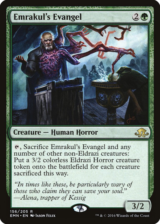Emrakul's Evangel - EMN 156 (Foil)