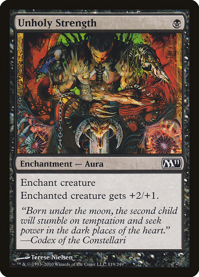 Unholy Strength - Magic 2011 119 (Foil)