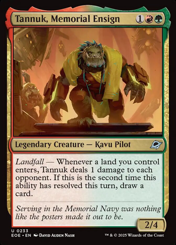 Tannuk, Memorial Ensign - Edge of Eternities 233