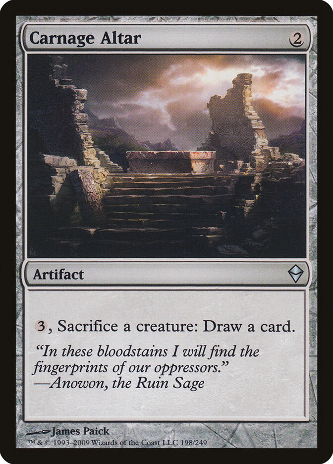 Carnage Altar - Zendikar 198