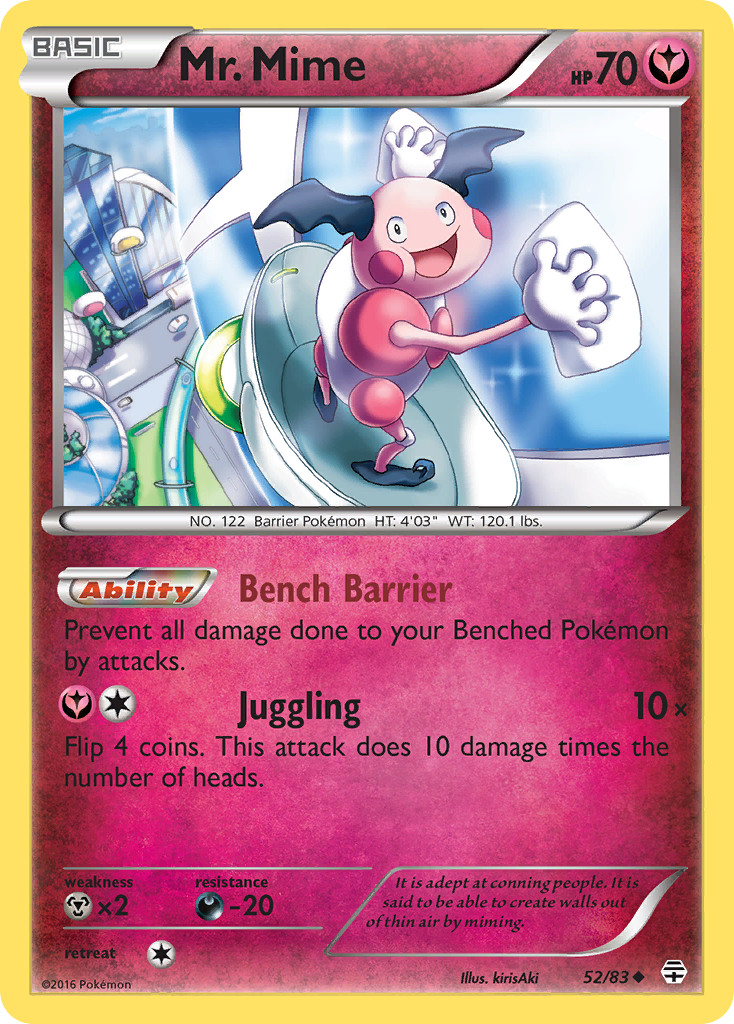 Mr. Mime - Generations 52 - Near Mint
