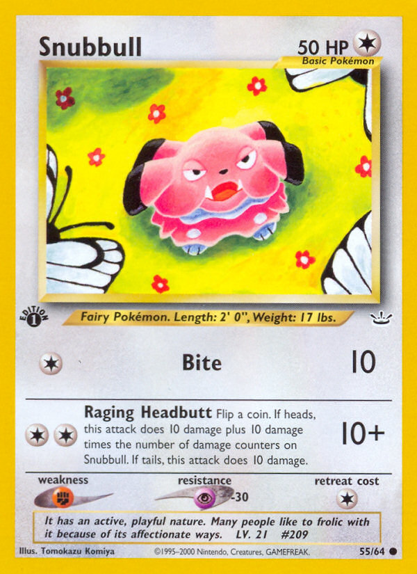 Snubbull - Neo Revelation 55 - Near Mint