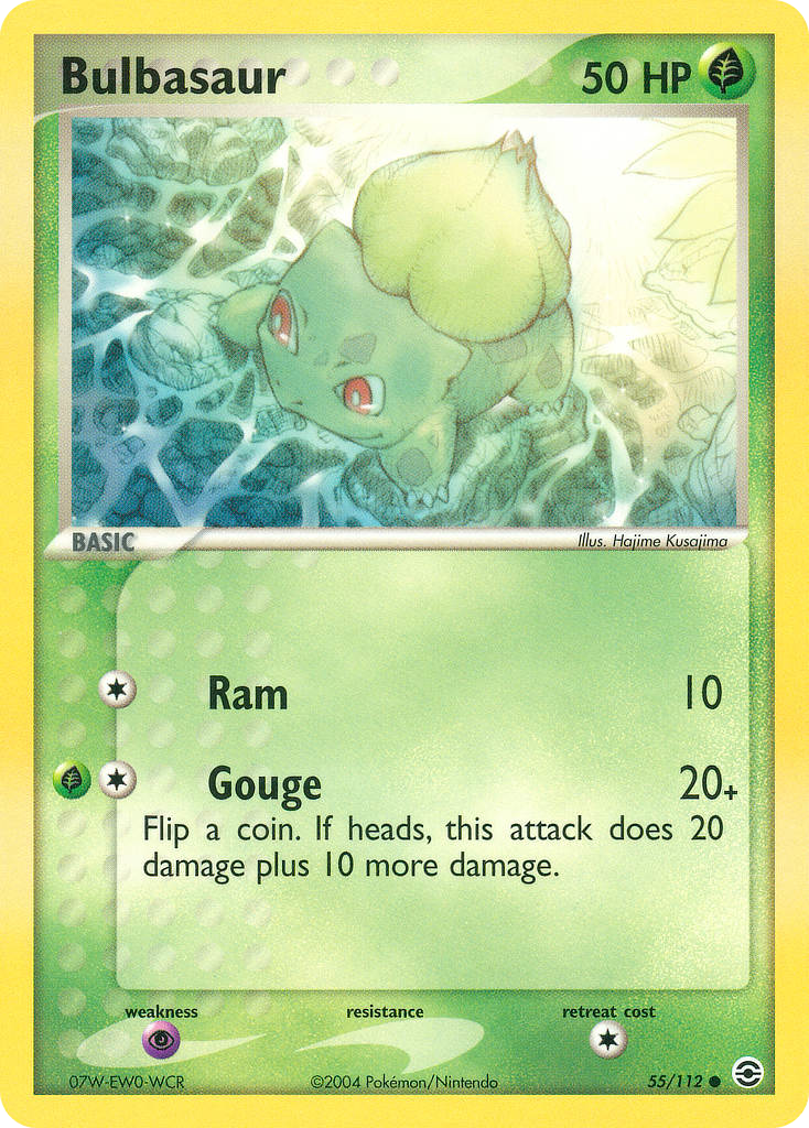 Bulbasaur (55) - EX FireRed & LeafGreen 55 - Near Mint