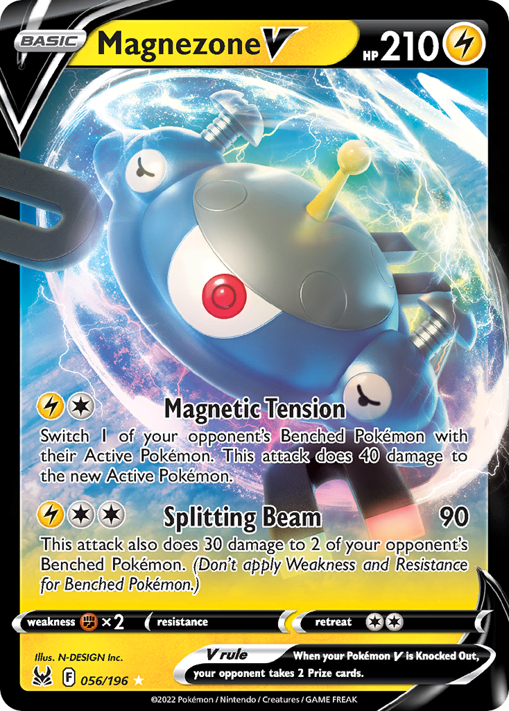 Magnezone V - Lost Origin 056/196 (Foil) - Near Mint - Ungraded