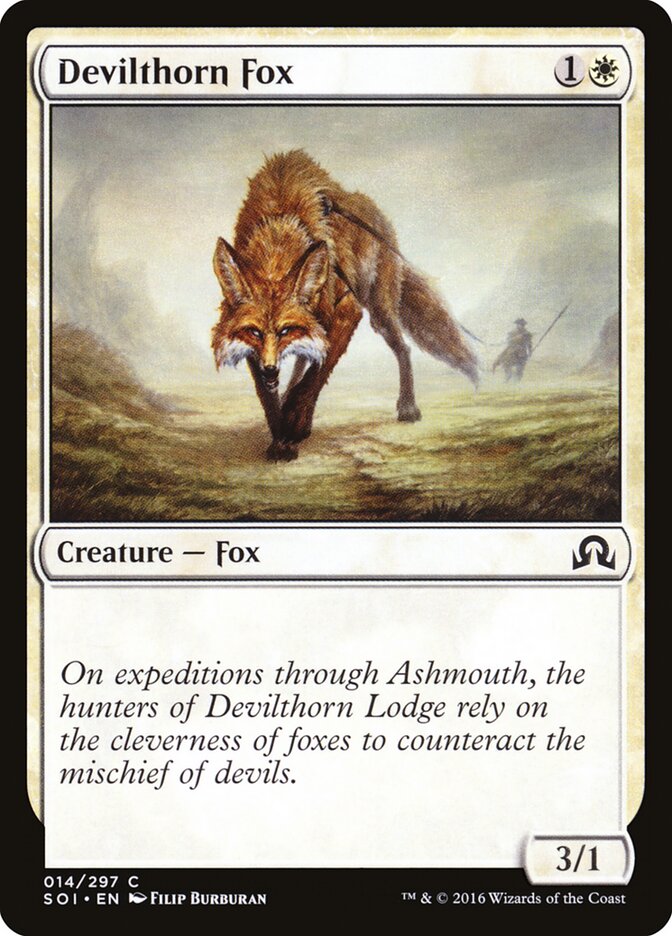 Devilthorn Fox - Shadows over Innistrad 14