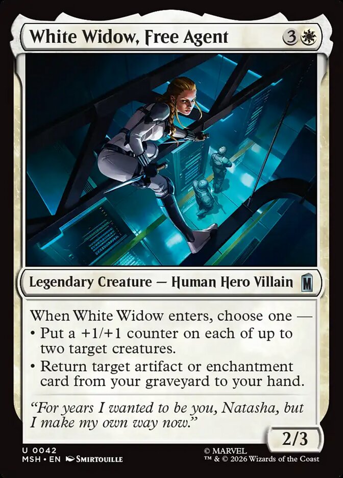 White Widow, Free Agent - Marvel Super Heroes 42