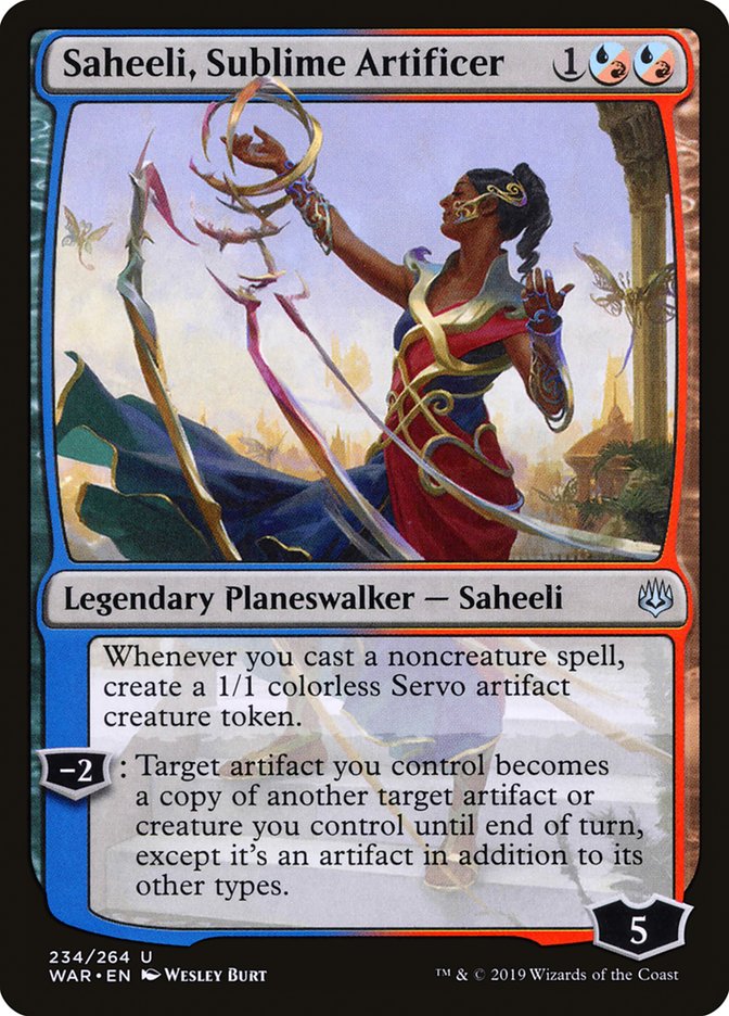 Saheeli, Sublime Artificer - War of the Spark 234