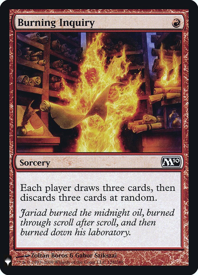 Burning Inquiry - The List M10-128 (Foil)