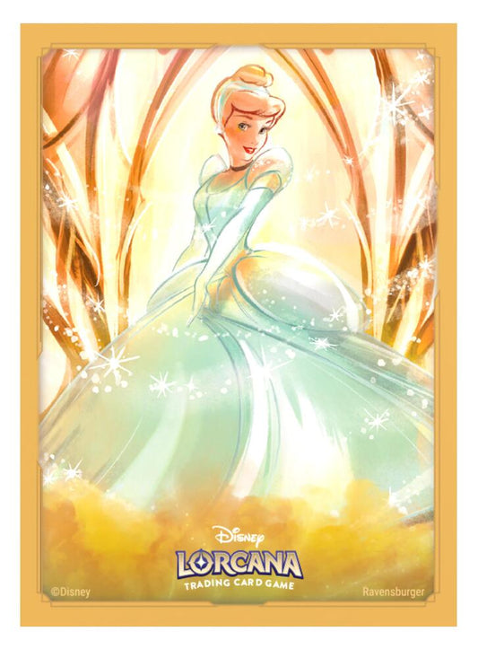 Disney Lorcana Card Sleeves - Cinderella - Ballroom Sensation (65-Pack)