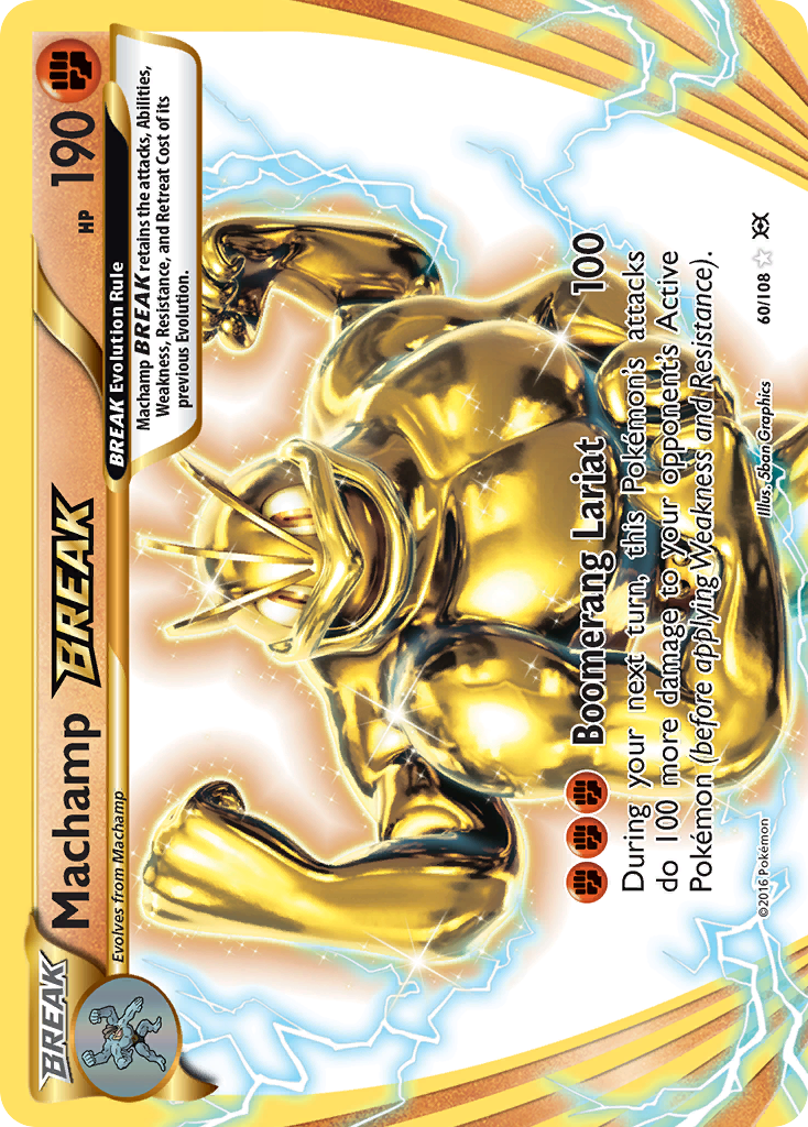 Machamp BREAK - Evolutions 60/108 (Foil) - Near Mint - Ungraded