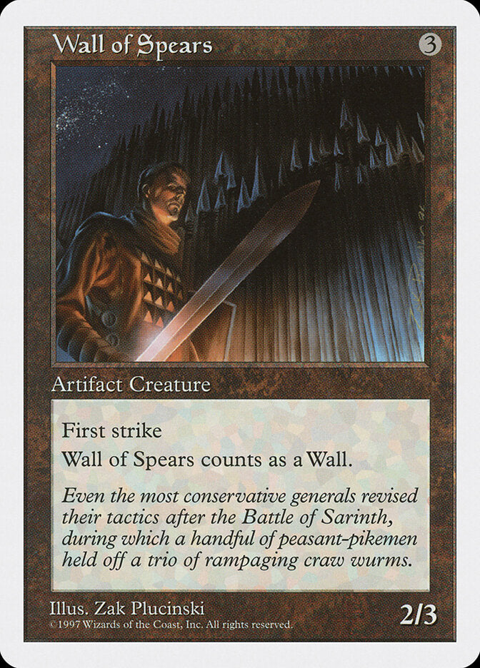 Wall of Spears - Fifth Edition