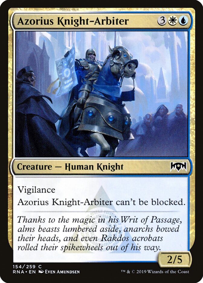 Azorius Knight-Arbiter - Ravnica Allegiance 154