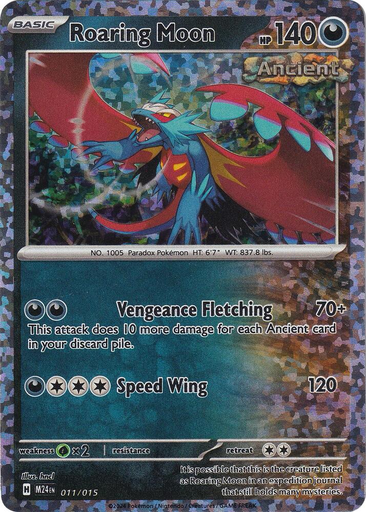 Roaring Moon - McDonald's Promos 2024 011/015 (Foil) - Near Mint