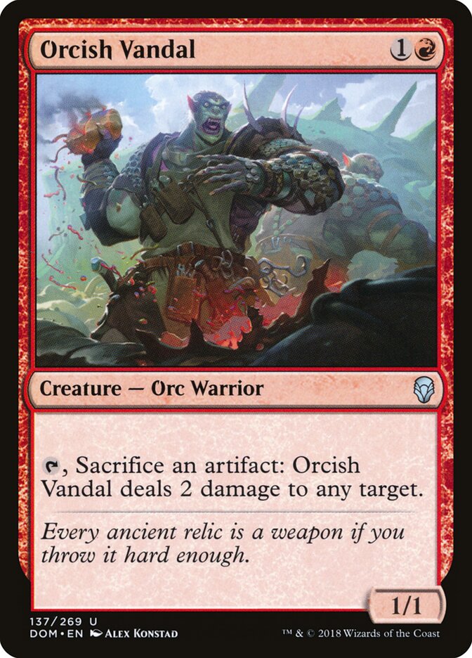 Orcish Vandal - Dominaria 137