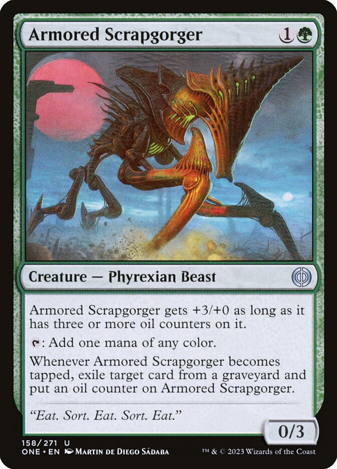 Armored Scrapgorger - Phyrexia: All Will Be One 158