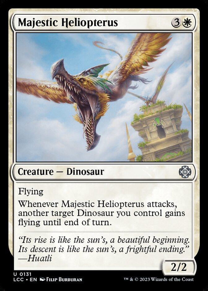 Majestic Heliopterus - Commander: The Lost Caverns of Ixalan 131