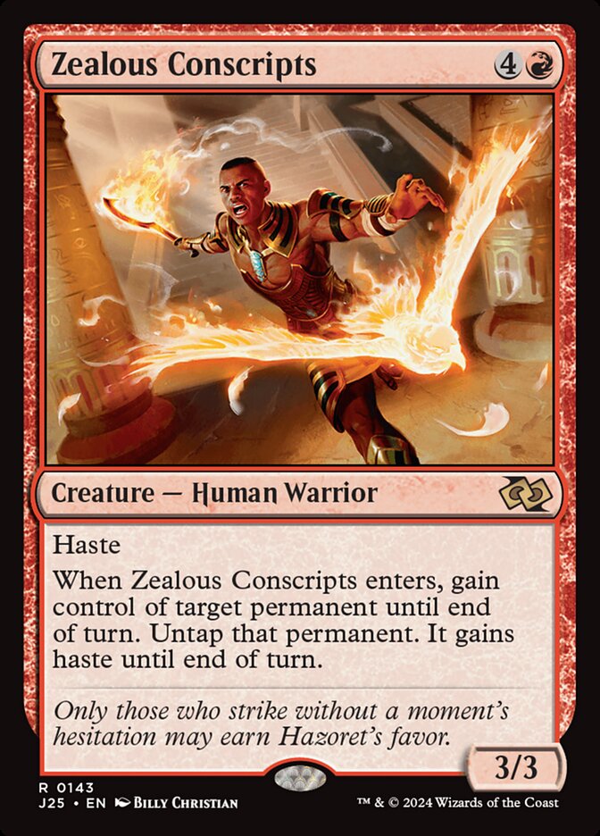 Zealous Conscripts - J25 143