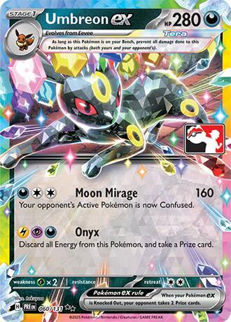 Umbreon ex - 060/131 - Prize Pack Series One 060/131 (Foil) - Near Mint