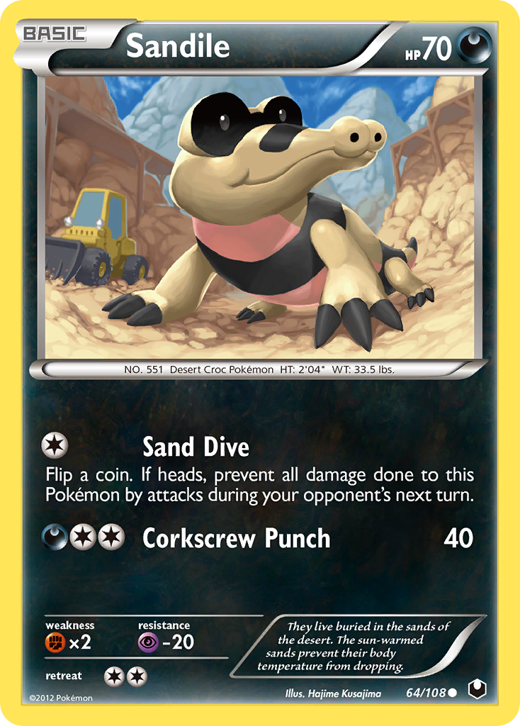 Sandile - Dark Explorers 64 - Near Mint