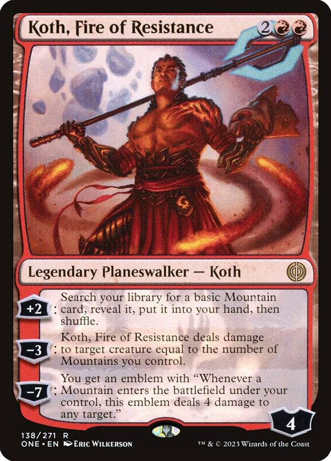 Koth, Fire of Resistance - ONE 138 (Foil)