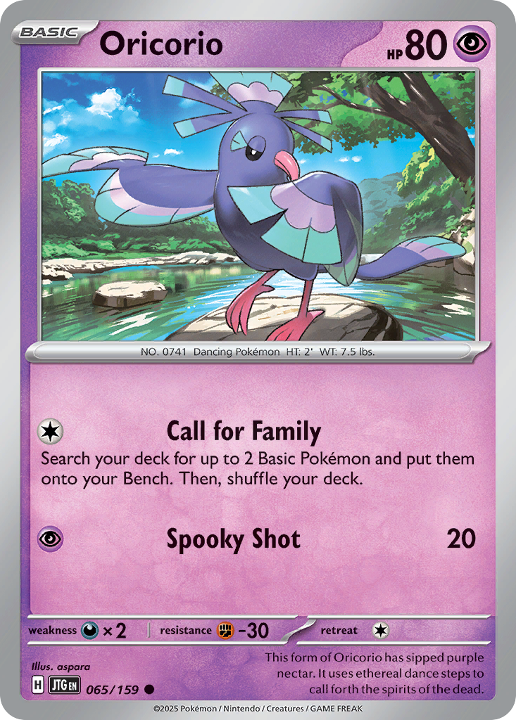 Oricorio - Journey Together 065/159 - Near Mint