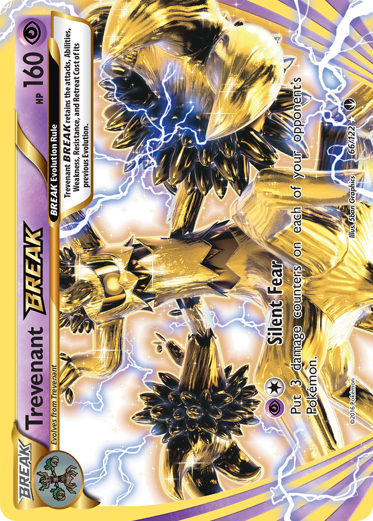 Trevenant BREAK - BREAKpoint 66 (Foil) - Damaged