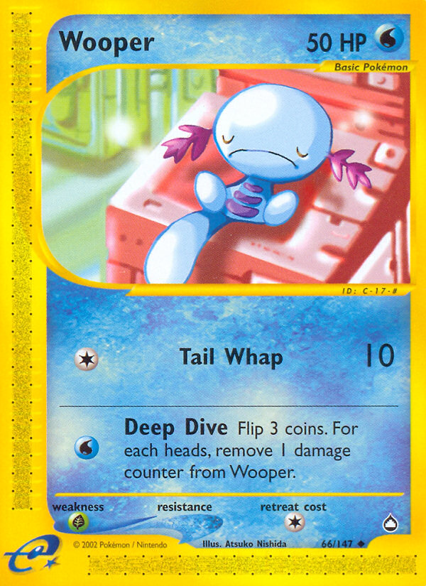 Wooper (66) - Aquapolis 66 - Near Mint
