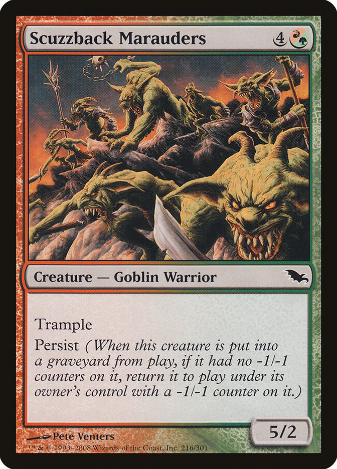 Scuzzback Marauders - SHM 216