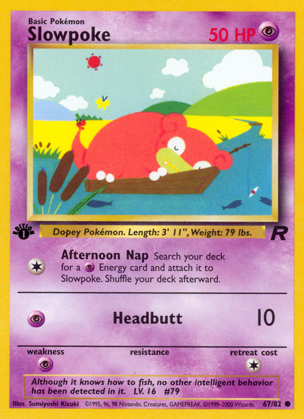 Slowpoke - Team Rocket 67 - Near Mint