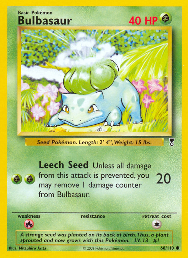 Bulbasaur - Legendary Collection 68 - Damaged