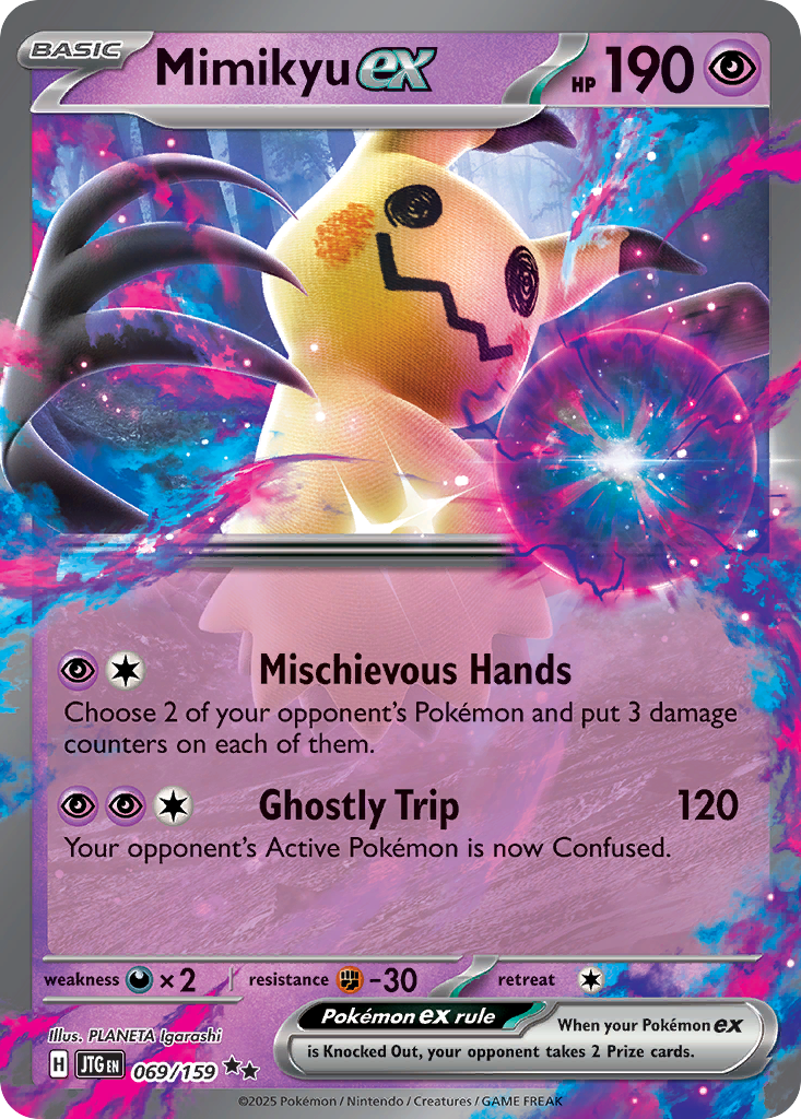 Mimikyu ex - Journey Together 069/159 (Foil) - Near Mint