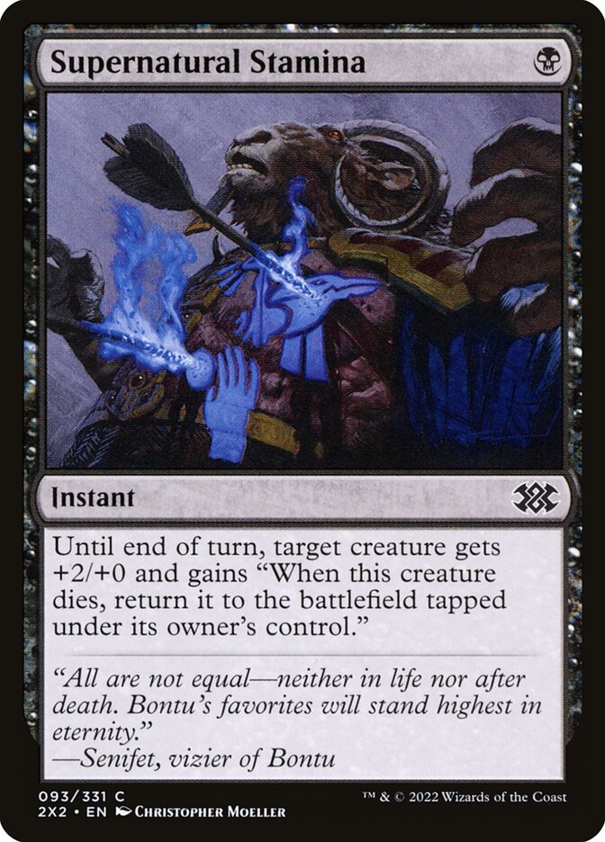 Supernatural Stamina - Double Masters 2022 93 (Foil)