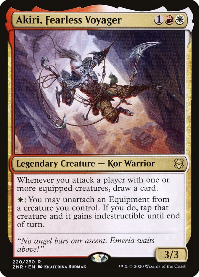 Akiri, Fearless Voyager - Zendikar Rising 220 (Foil)
