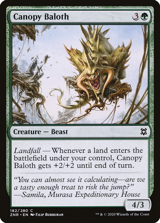 Canopy Baloth - Zendikar Rising 182