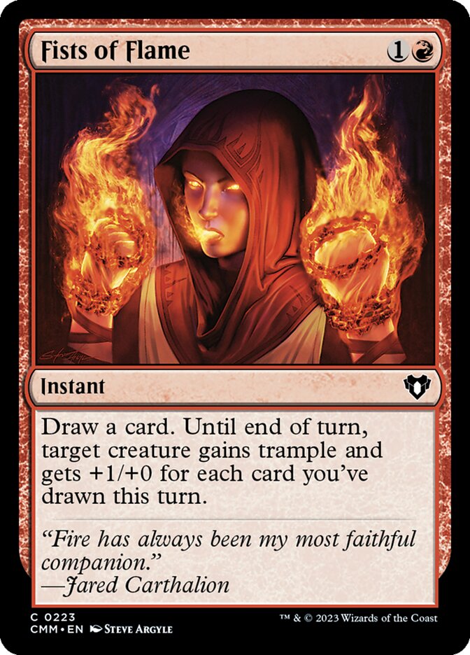 Fists of Flame - CMM 223