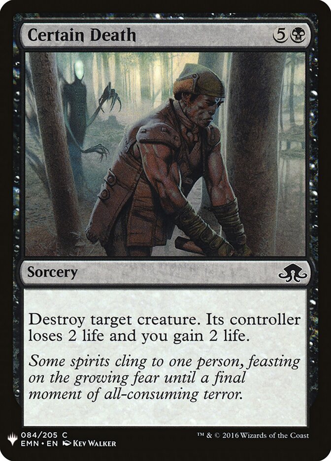 Certain Death - The List Reprints 84