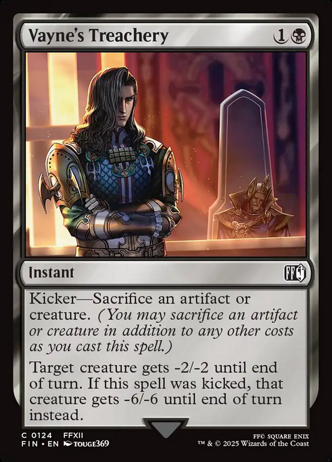 Vayne's Treachery - FIN 124 (Foil)