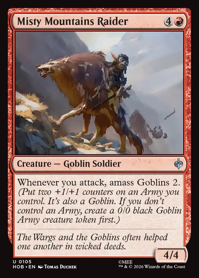 Misty Mountains Raider - The Hobbit 105