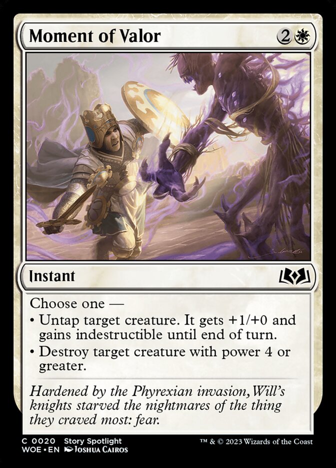 Moment of Valor - Wilds of Eldraine 20 (Foil)