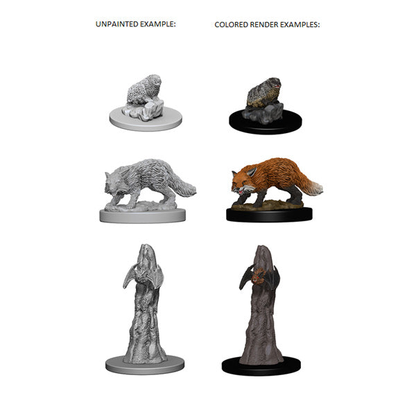 Pathfinder Battles Deep Cuts Miniatures: Unpainted Minis - Familiars